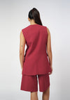RAF George Sleeveless Vest Top (Red)