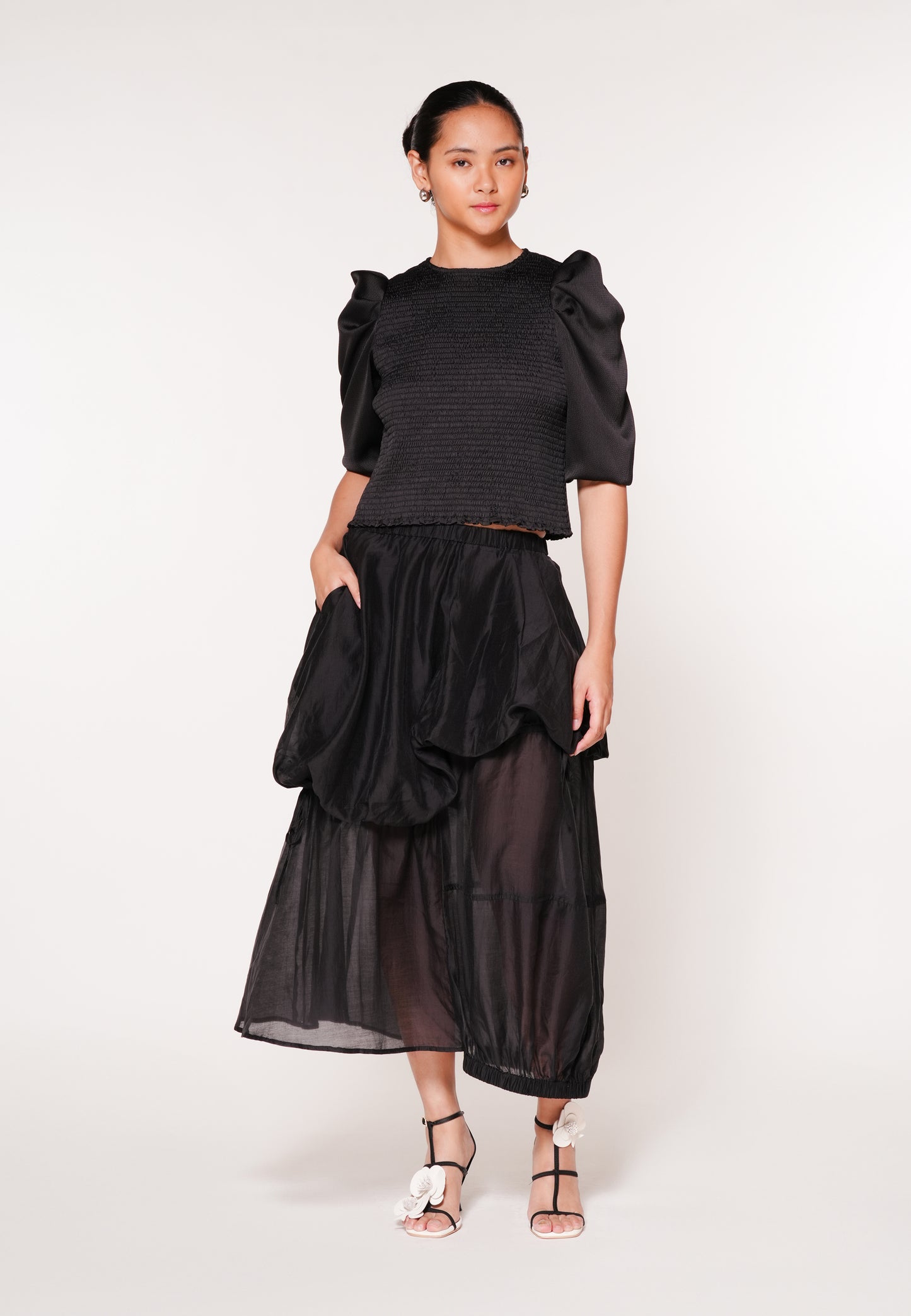 RAF Joust Quarter Sleeve Top (Black)