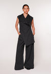 Raf Kite Sleeveless Top (Striped Black)