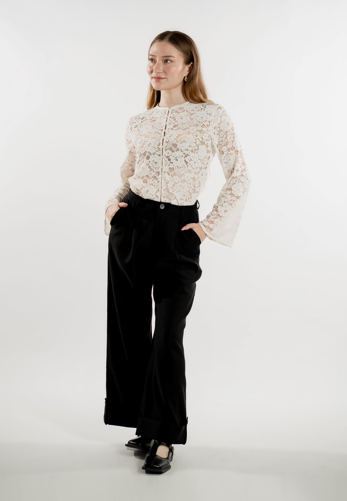 RAF Lace Long Sleeve (Offwhite)