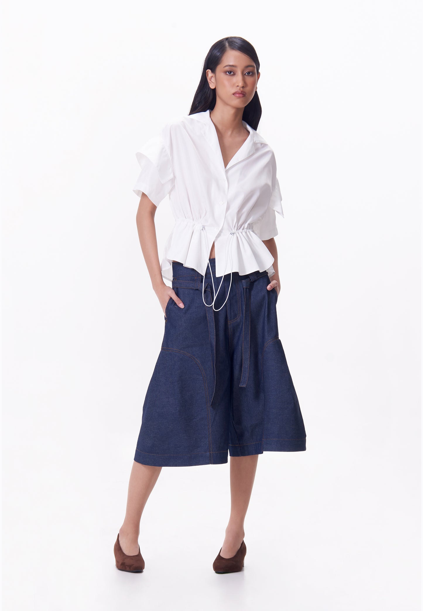 R.A.F. X nicolò  NP004 Culottes  (D.Denim)