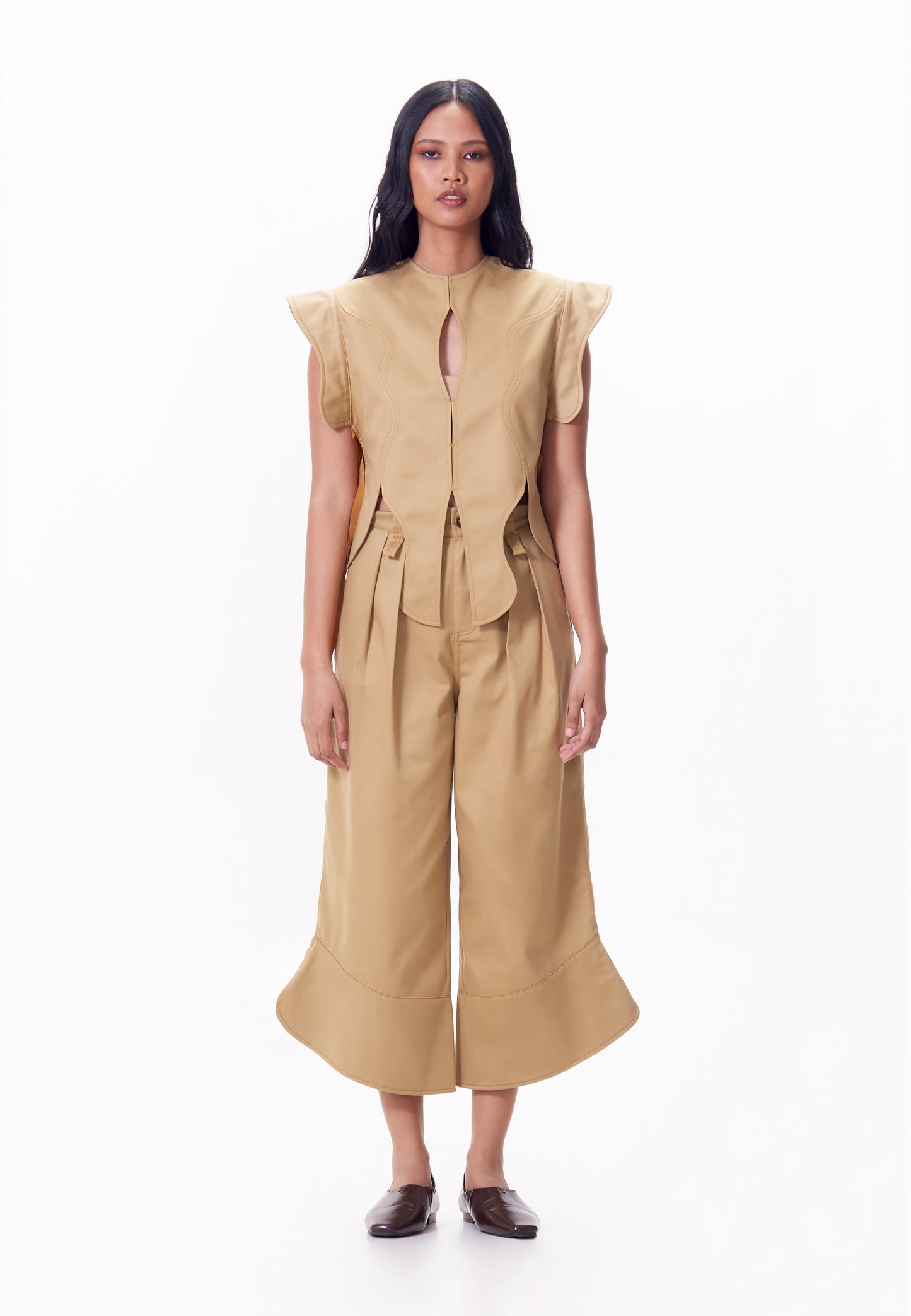 R.A.F. x nicolò NP005 Sleeveless Top (Khaki)