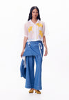 R.A.F. X nicolò  NP016 Short Sleeve Top (White)