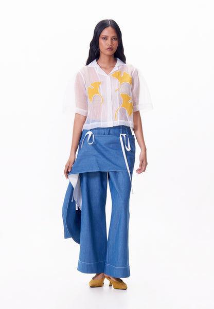 R.A.F. X nicolò  NP016 Short Sleeve Top (White)