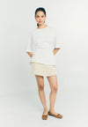 RAF Quibble Short Sleeve Top (White)
