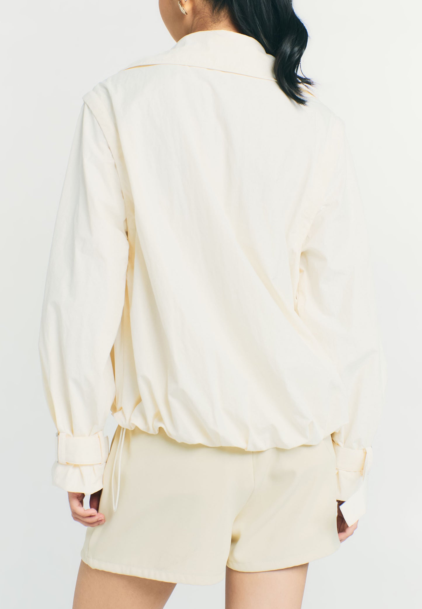 RAF Quiver Long Sleeve Jacket 2 Way  (Cream)