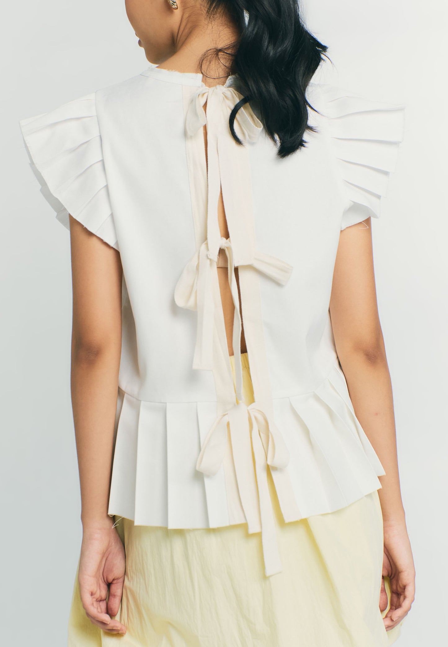 RAF Quiz Short Sleeve Top (Offwhite)
