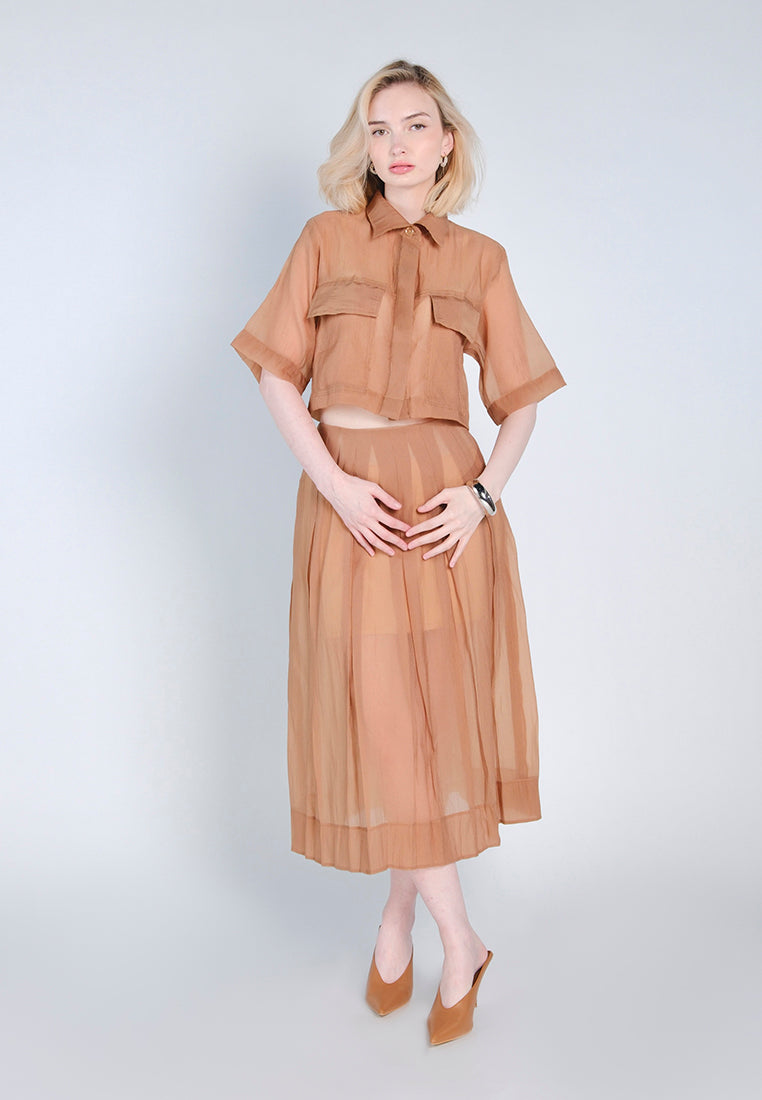 RAF Doxie Short Sleeve Top (Mocha)