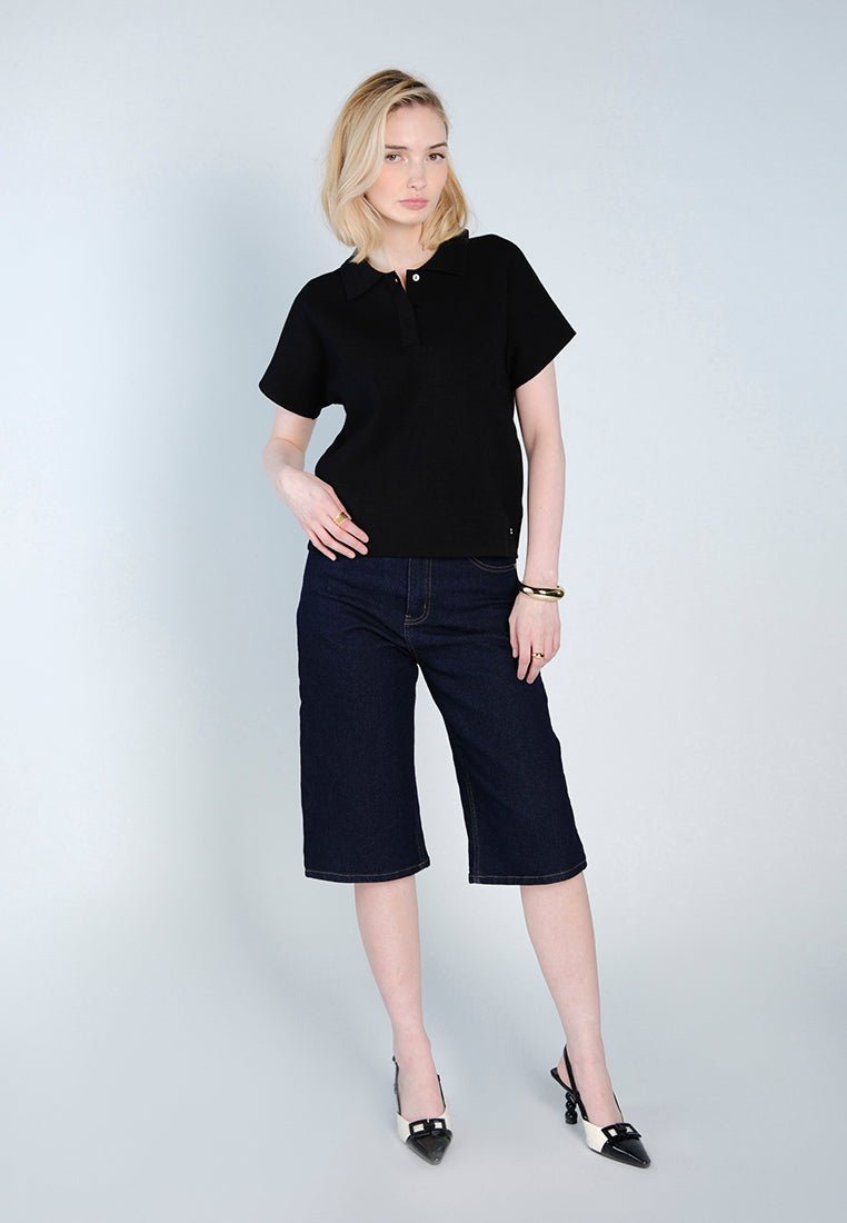 RAF Fitz Short Sleeve Top (Black)