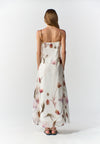 RAF Rife Sleeveless Maxi Dress (Spot Print White)
