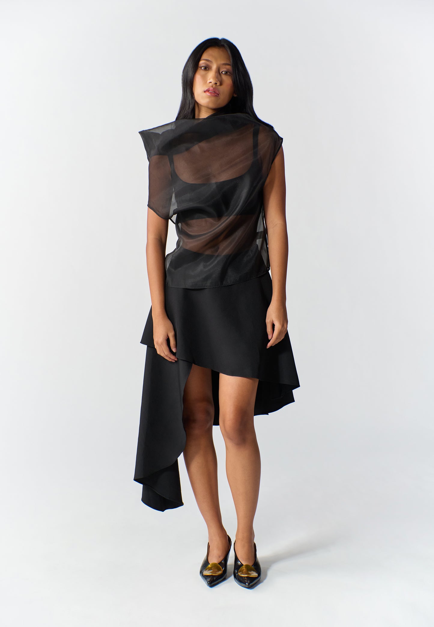 RAF Riven Extended Sleeve Top (Black)