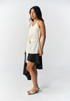 RAF Rodeo Sleeveless Top W/ Sash Belt (Cream)