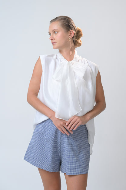 RAF Boheme Sleeveless Top (Plain White)