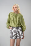 RAF Curve Long Sleeve Top (Lime)