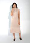 RAF Dill Sleeveless Dress  (Beige)