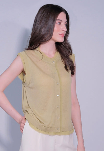 RAF Divva Sleeveless Top (Lime)