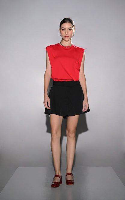 RAF Garros Sleeveless Top (Red)