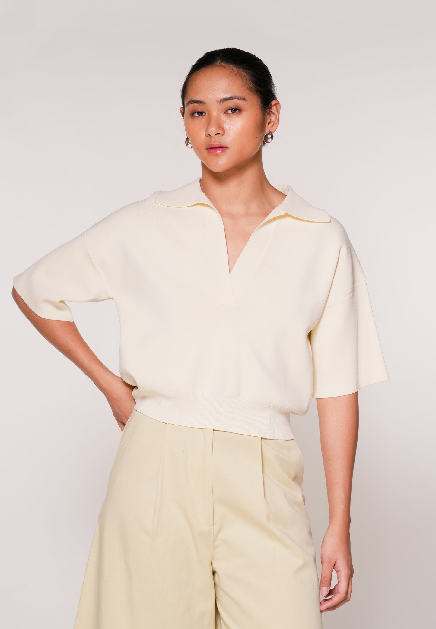 RAF Jump Short Sleeve Top (Cream)