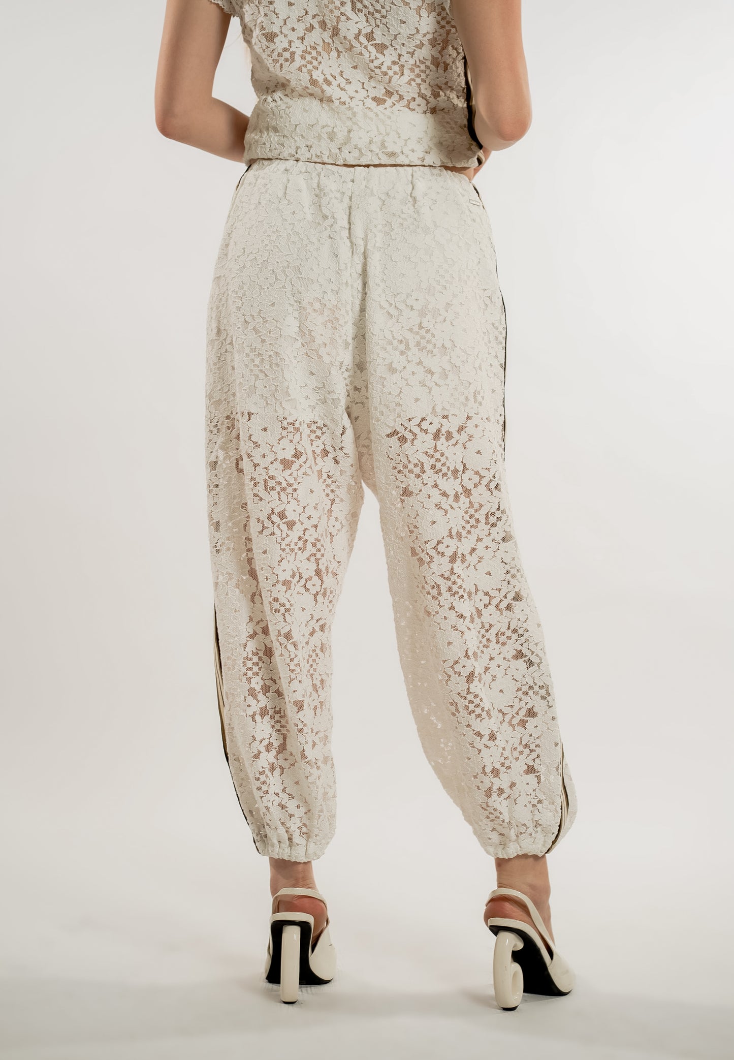 RAF Lace Pants  (Offwhite)