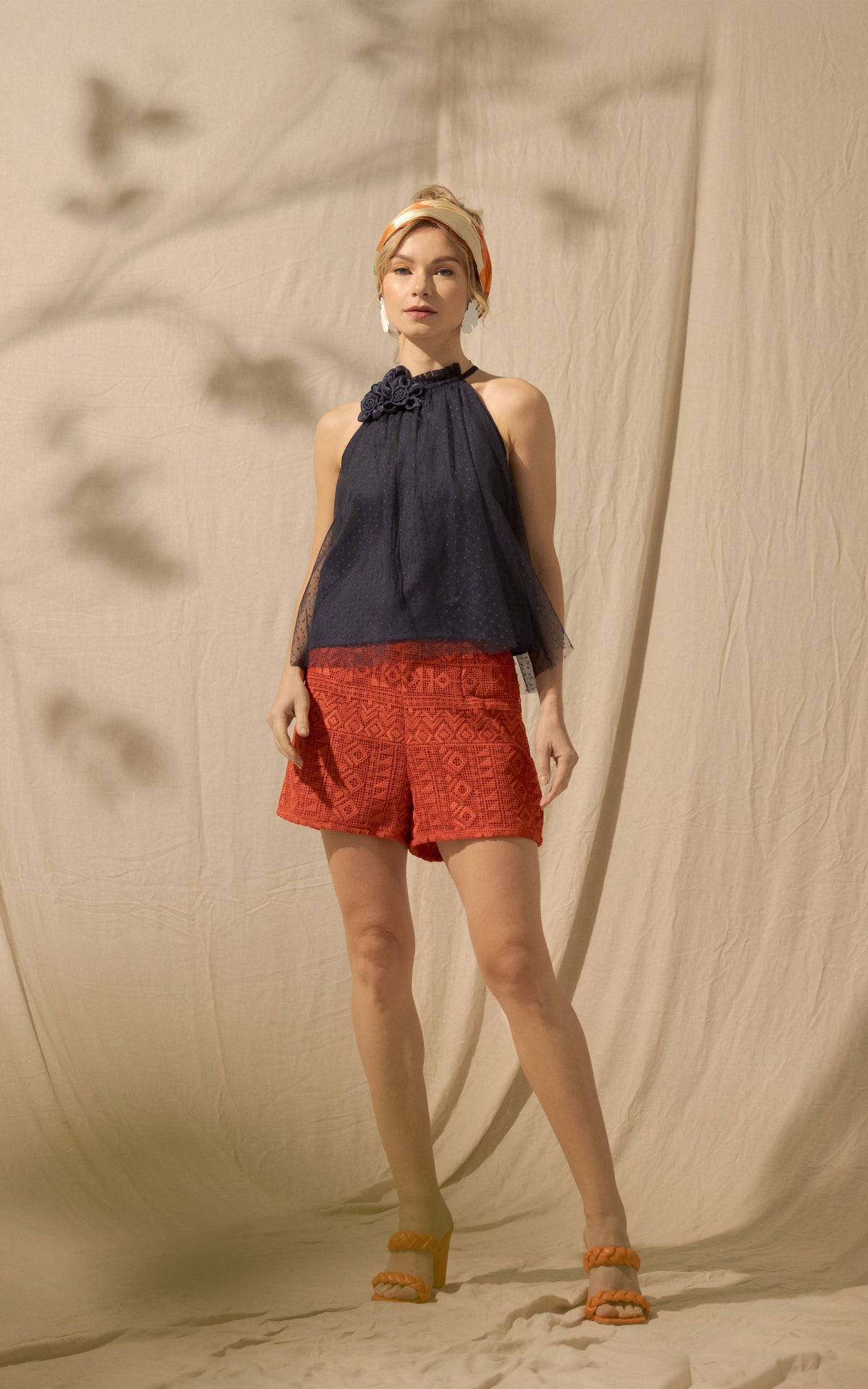 RAF X Debbie Co RAF Marigold Sleeveless Top (M.Blue)