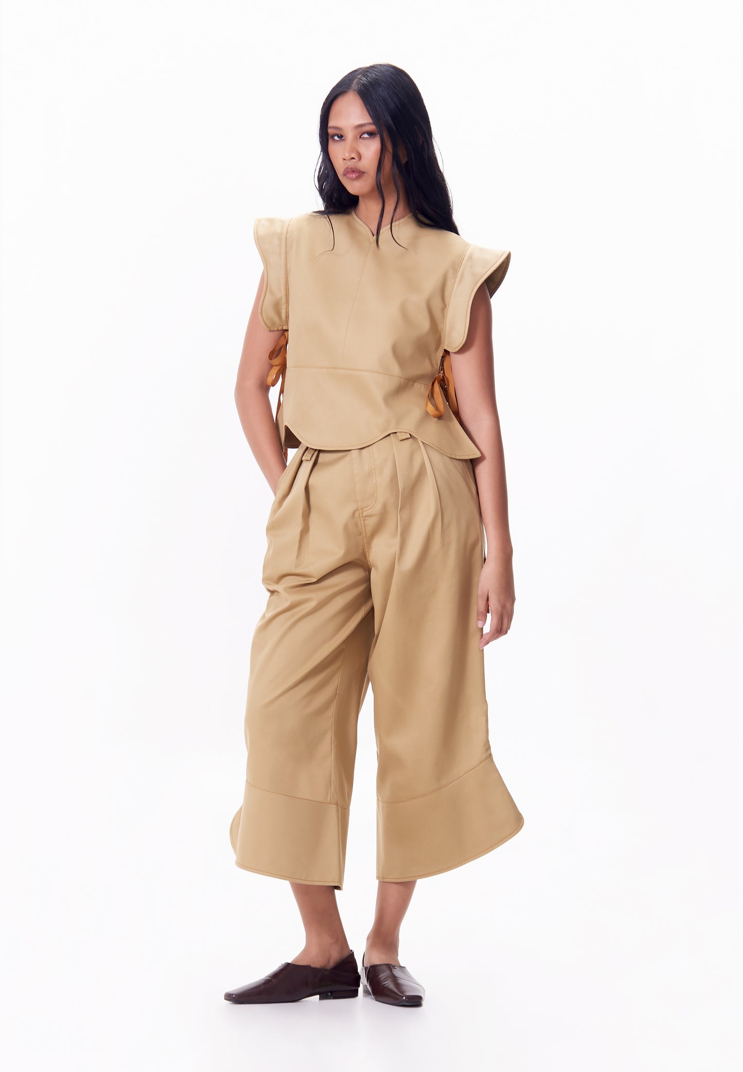 R.A.F. x nicolò NP005 Sleeveless Top (Khaki)