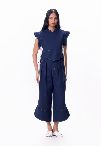 R.A.F. x nicolò NP005 Sleeveless Top (Navy)