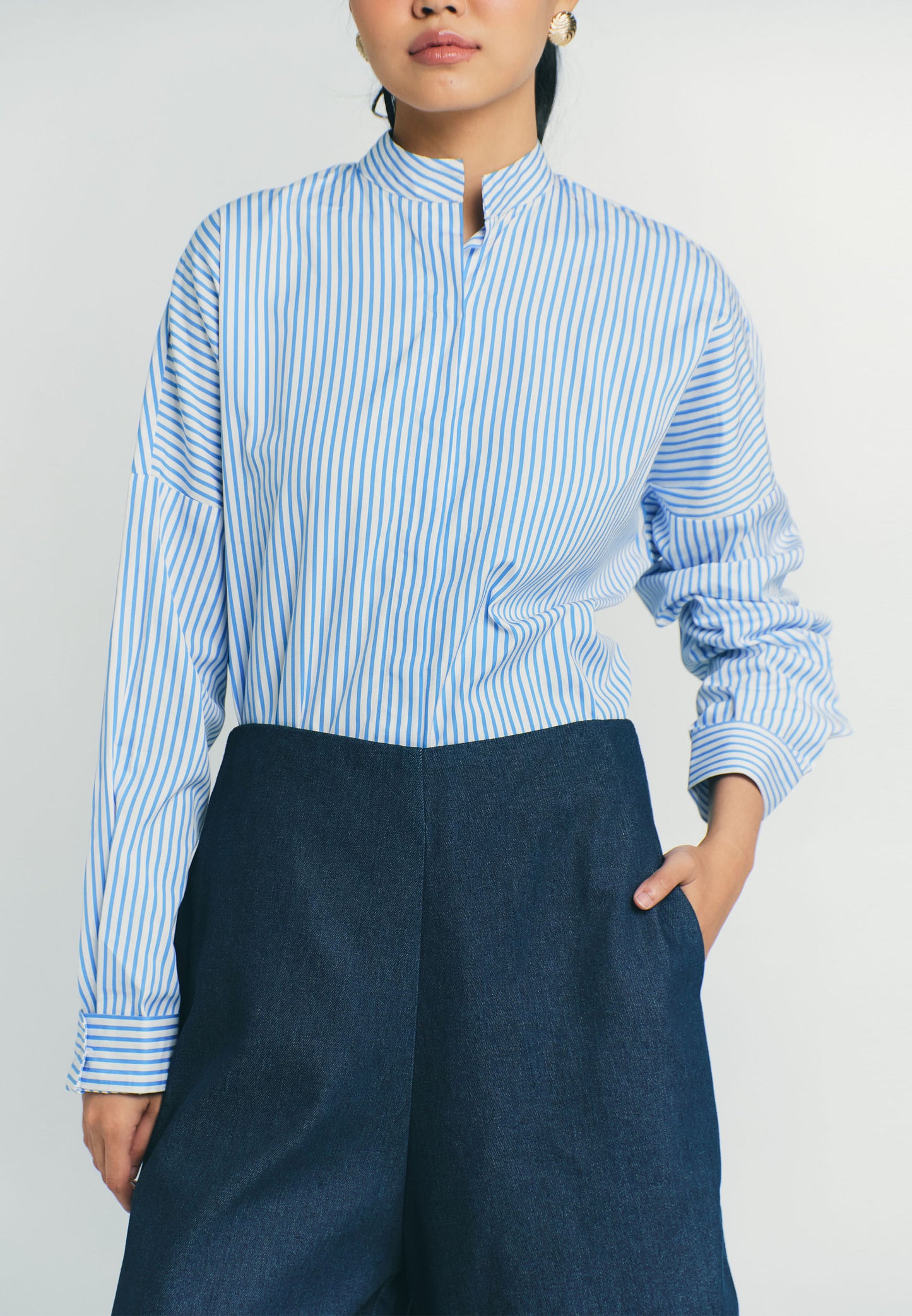RAF Pear Long Sleeve W/ Belt (Blue)
