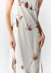 RAF Rife Sleeveless Maxi Dress (Spot Print White)
