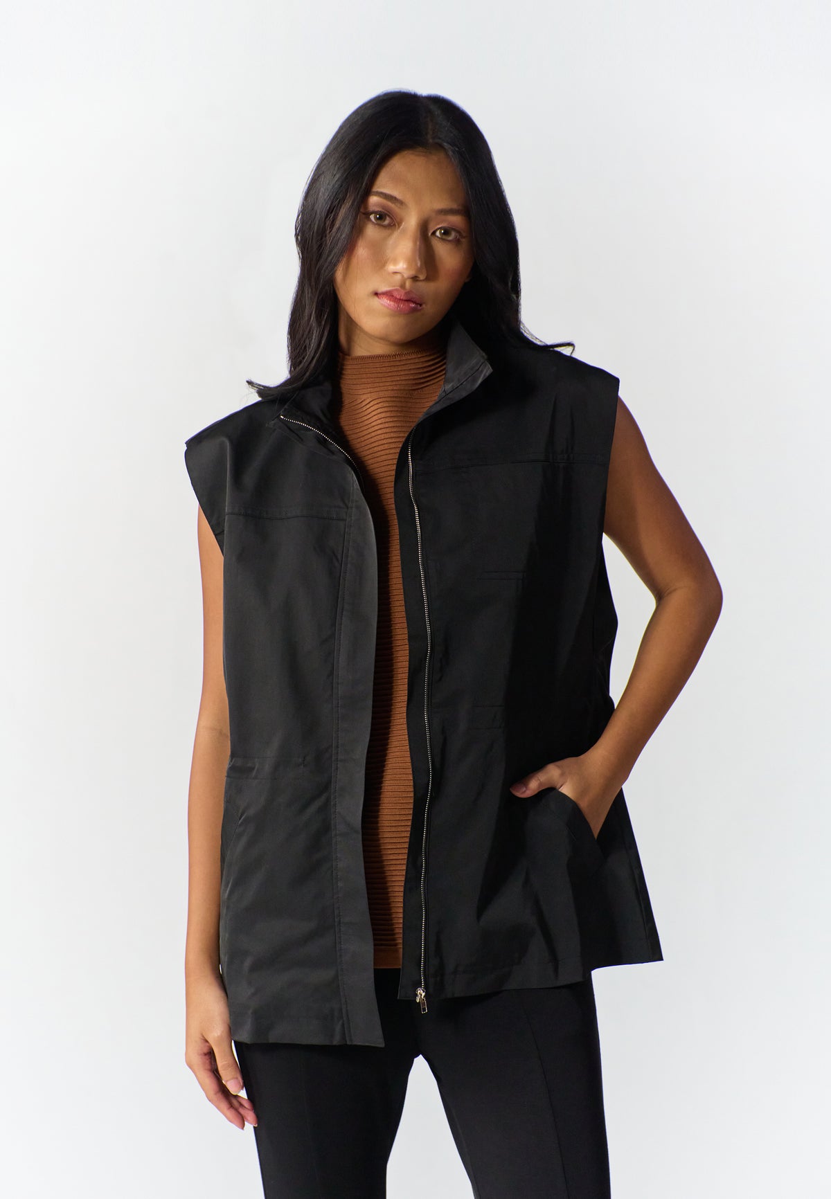 RAF Rum Sleeveless Vest Top (Black)