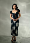 RAF Keep Short Sleeve Dress  (Printed Black)