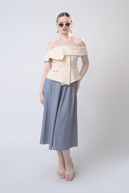 RAF Boheme Skirt (Plain Blue)