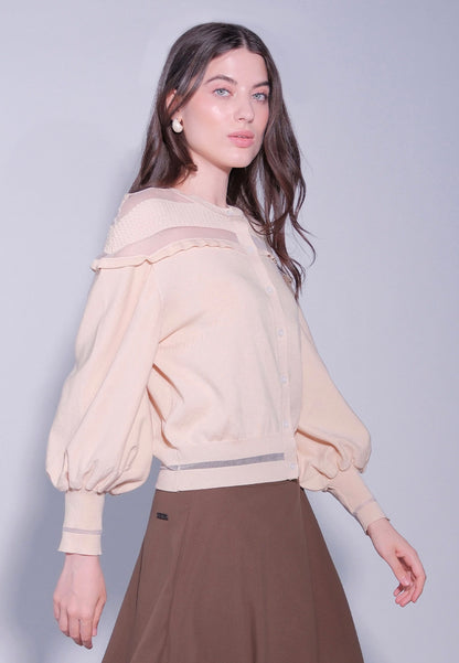 RAF Dasheill Long Sleeve Top (Beige)