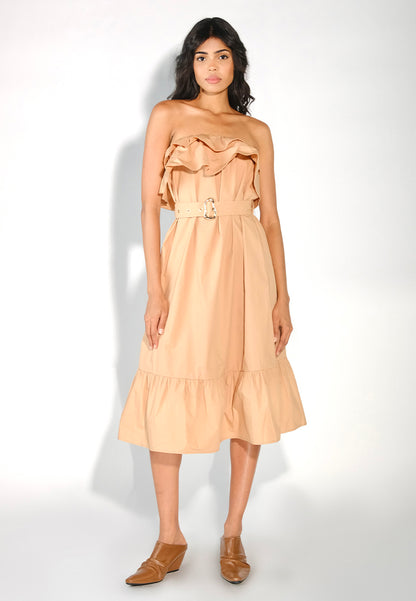 RAF Delia Dress W/ Belt Top (Mousse)