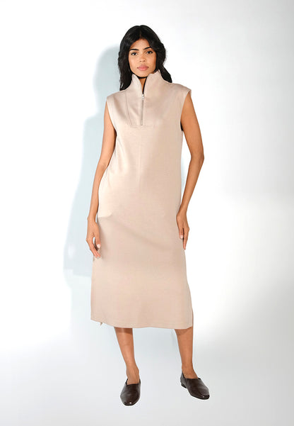 RAF Dill Sleeveless Dress  (Beige)
