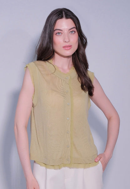 RAF Divva Sleeveless Top (Lime)
