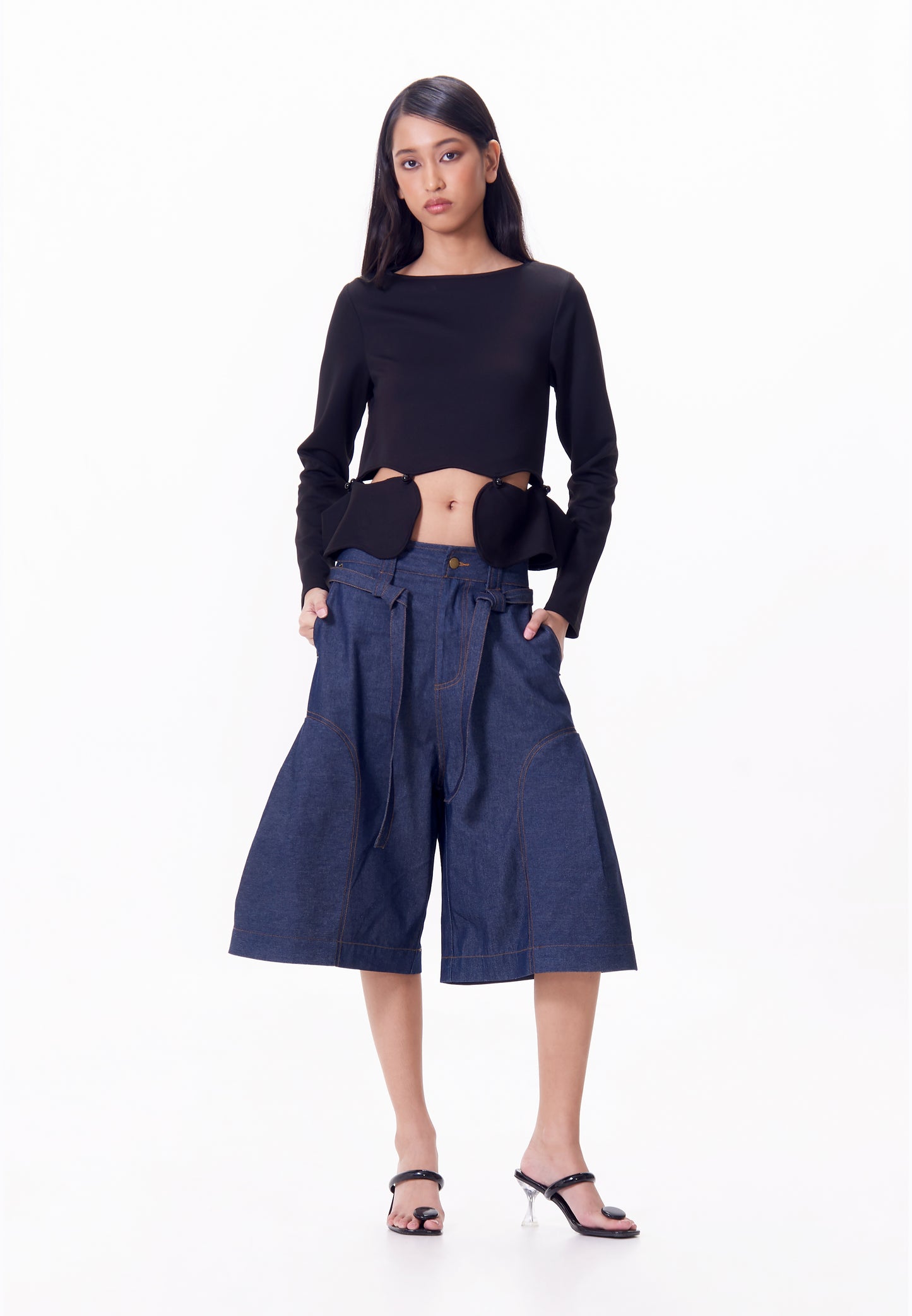 R.A.F. X nicolò  NP004 Culottes  (D.Denim)