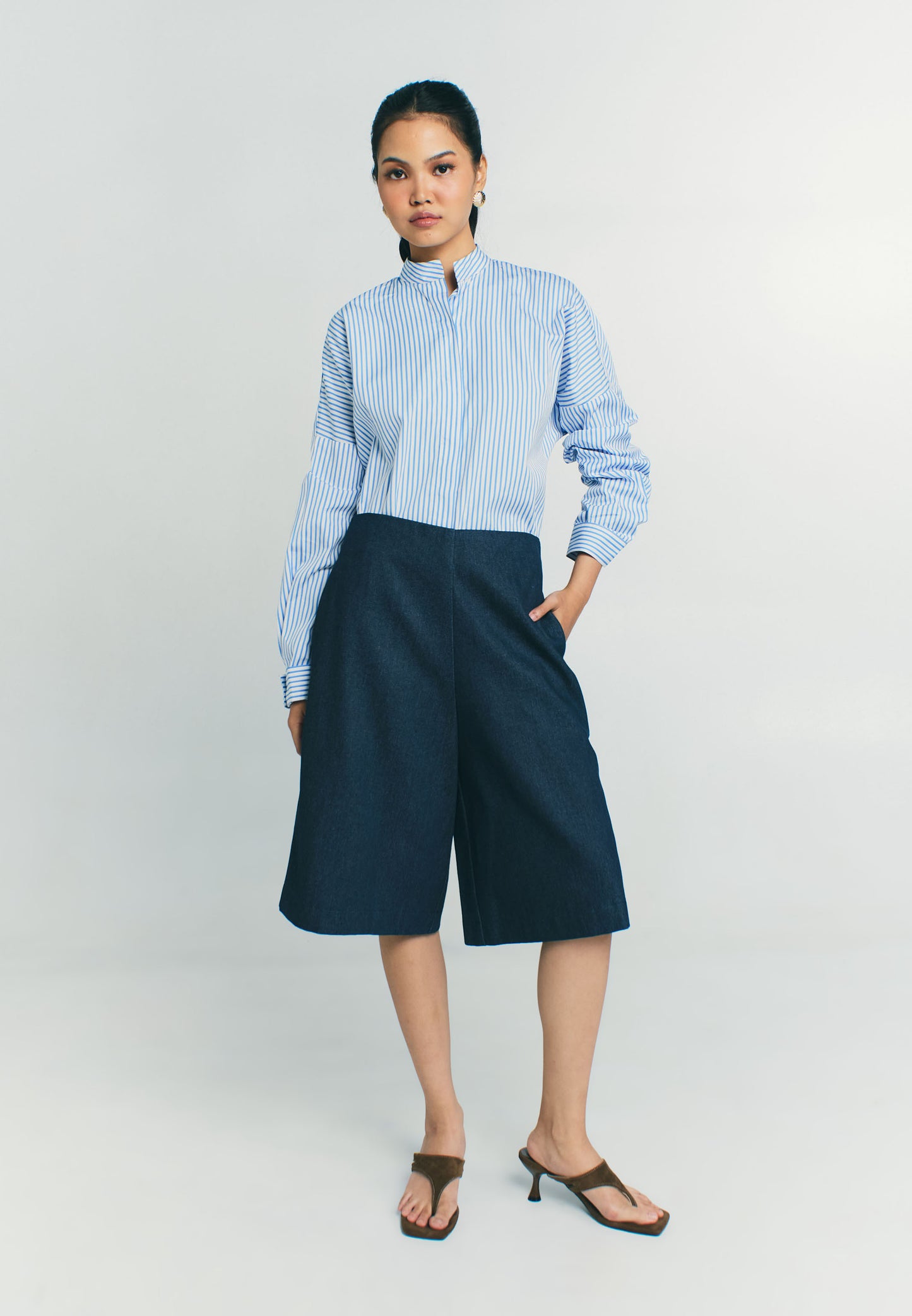 RAF Pear Long Sleeve W/ Belt (Blue)