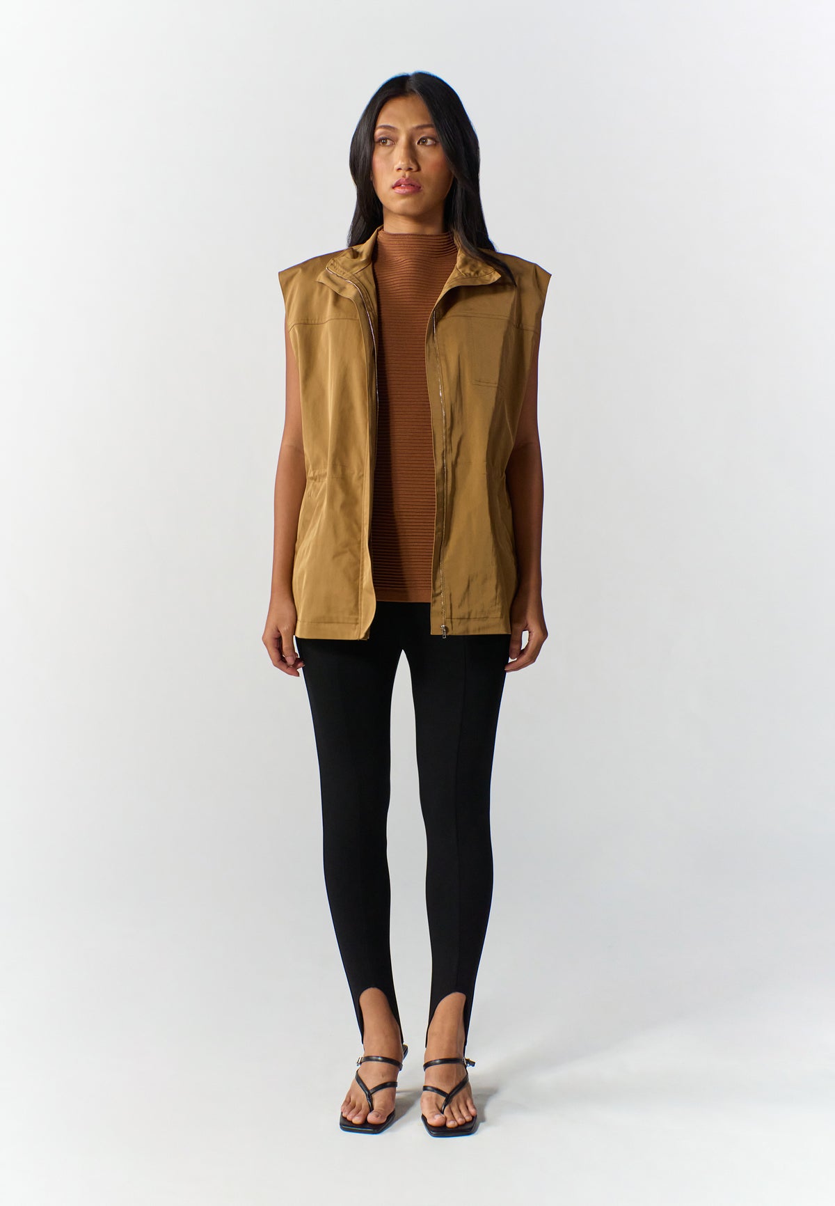 RAF Rum Sleeveless Vest Top (Caramel)