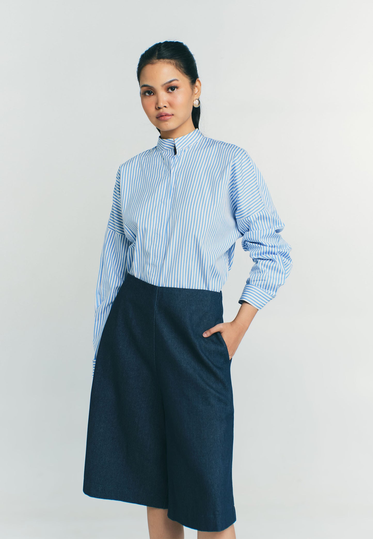 RAF Pear Long Sleeve W/ Belt (Blue)