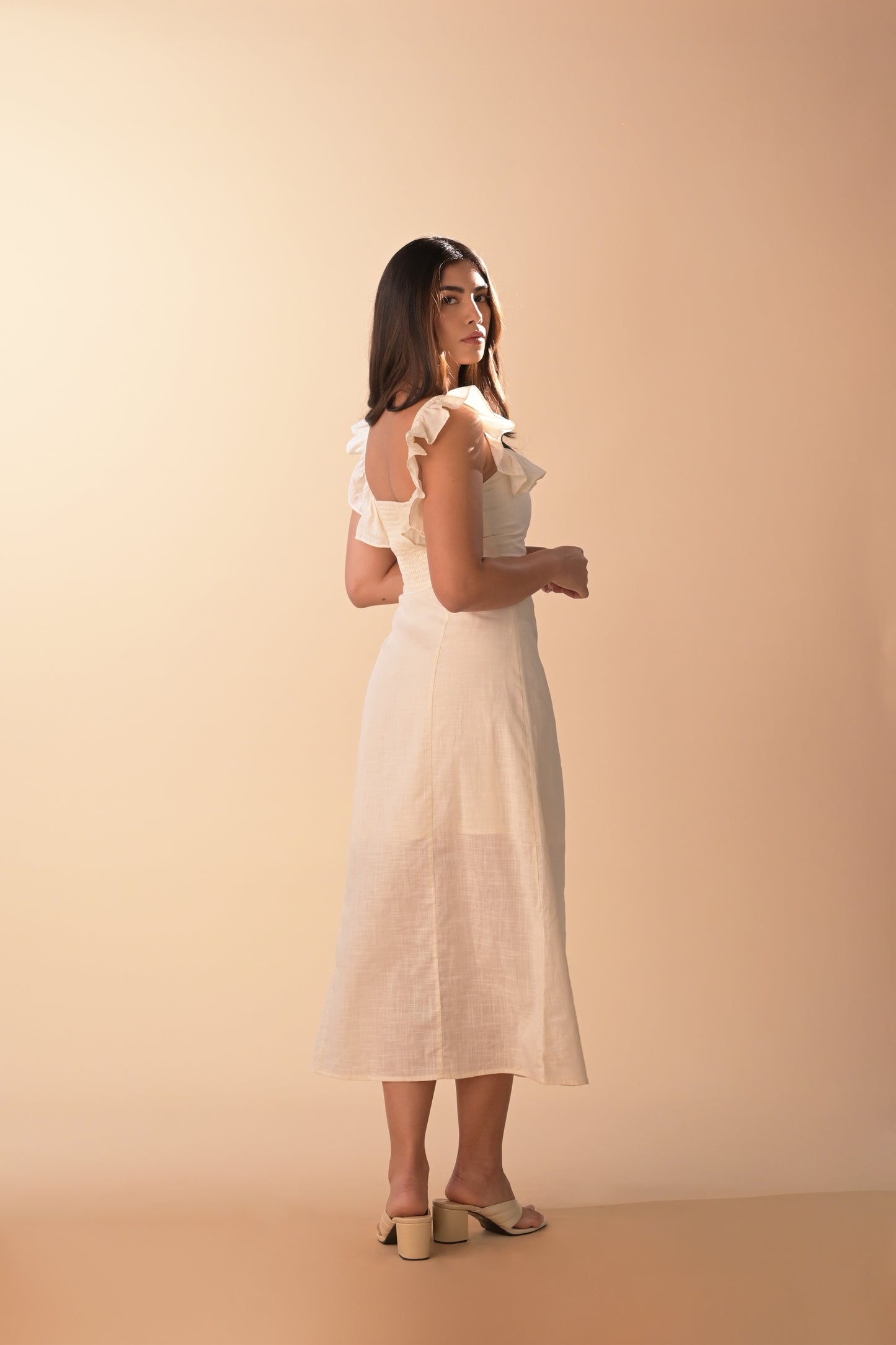 RAF Austria Sleeveless Dress (Cream)