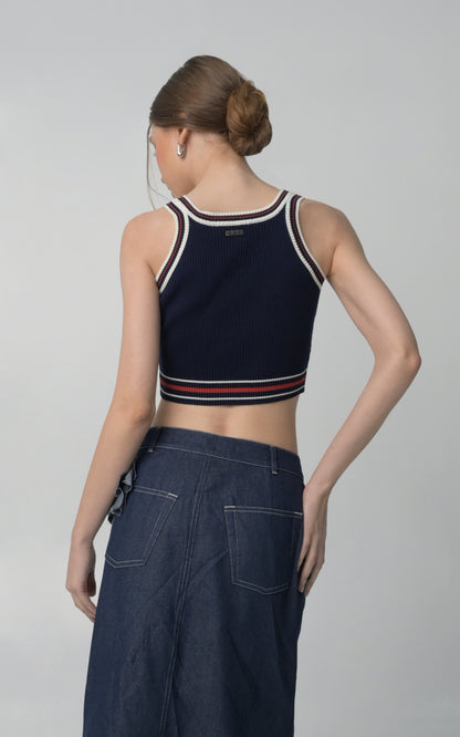 RAF Banks Sleeveless Top (Navy)