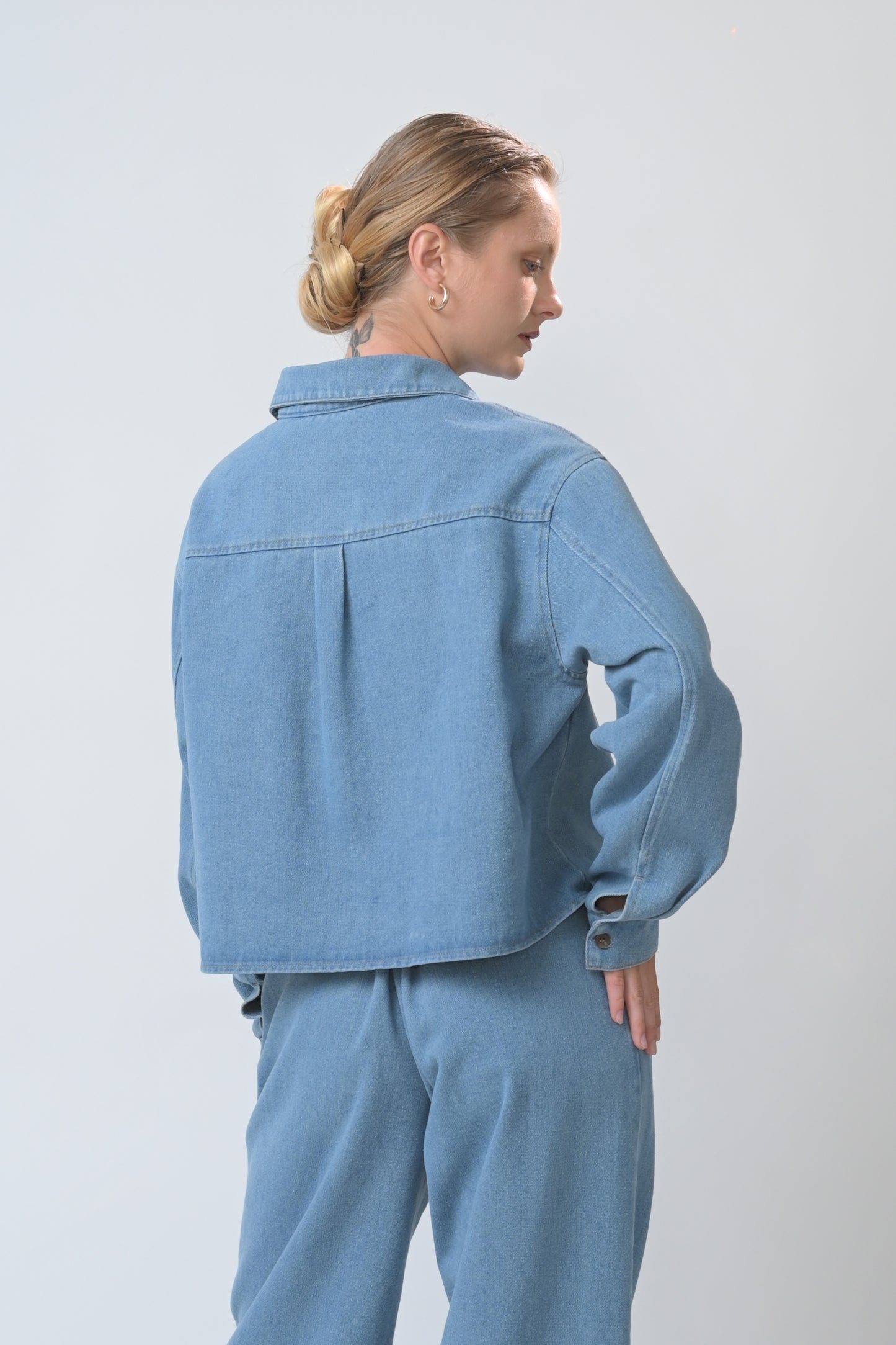 RAF Bowie Long Sleeve Top (Blue Denim)