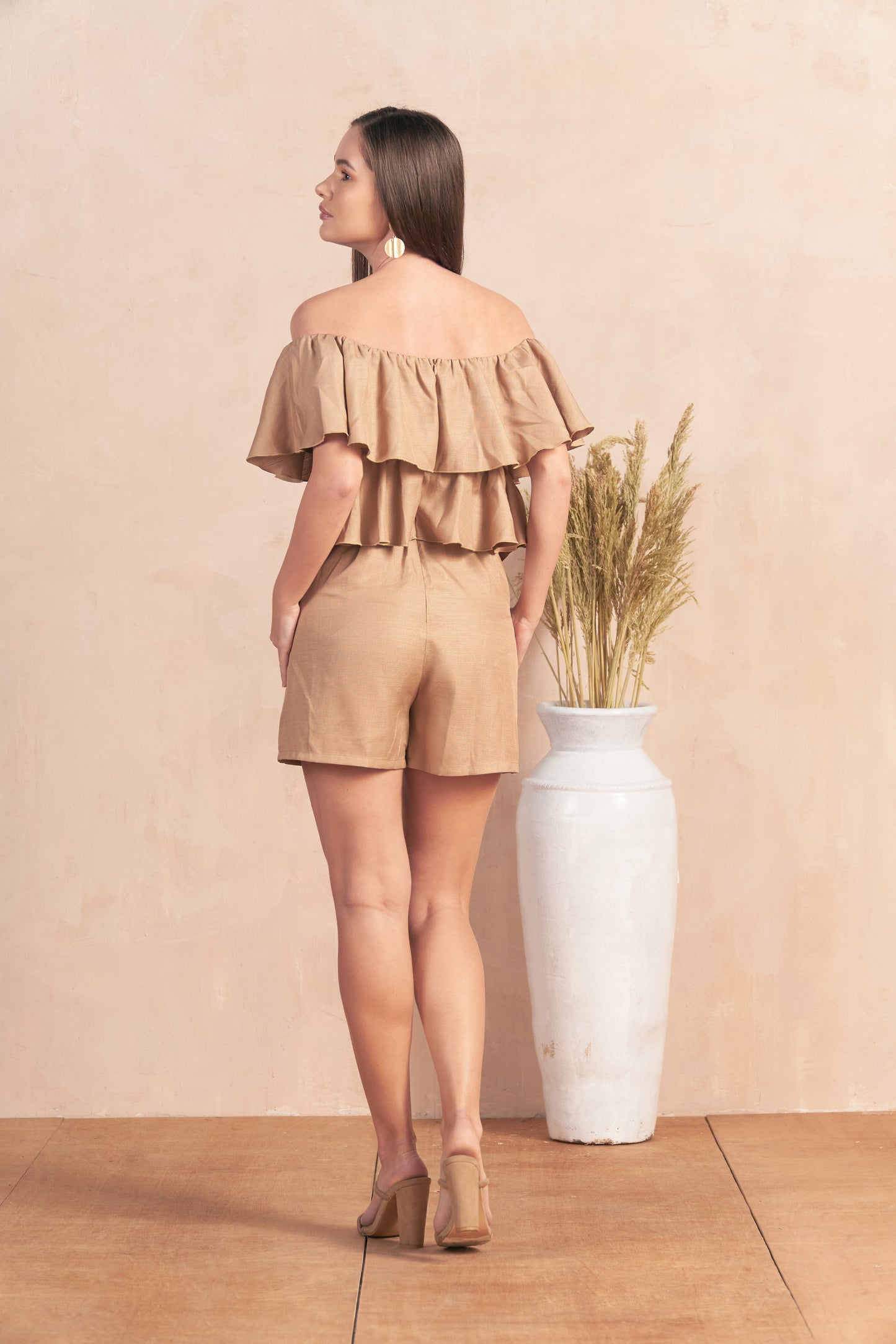 RAF Bienne Playsuit (Plain Brown)