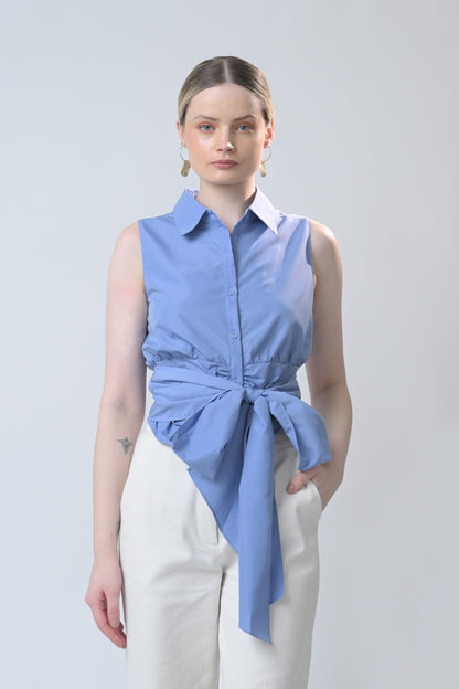 RAF Bowie Sleeveless Top (Blue)