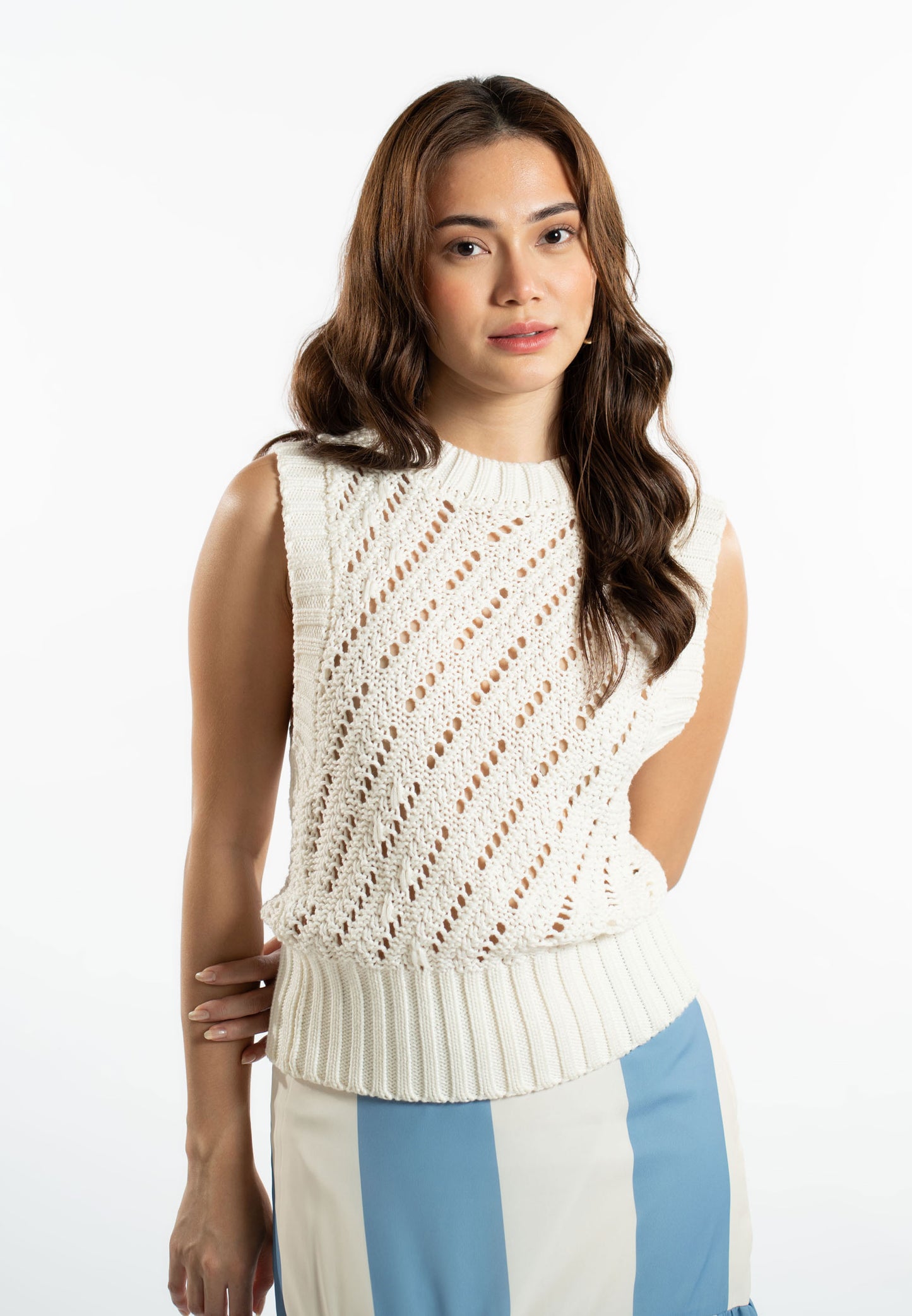 RAF Light Sleeveless Top (Offwhite)