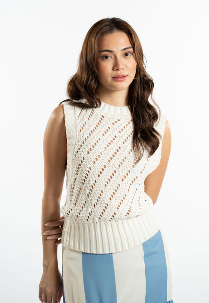 RAF Light Sleeveless Top (Offwhite)