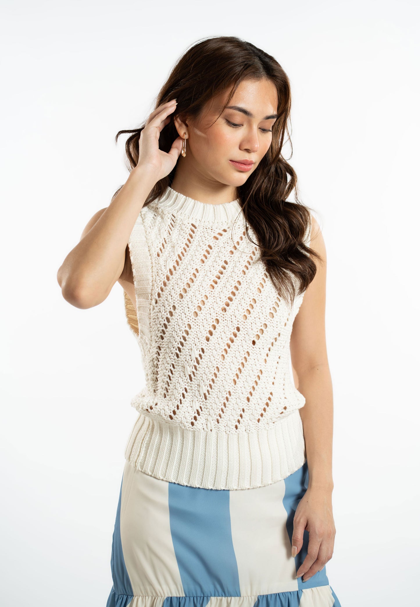 RAF Light Sleeveless Top (Offwhite)