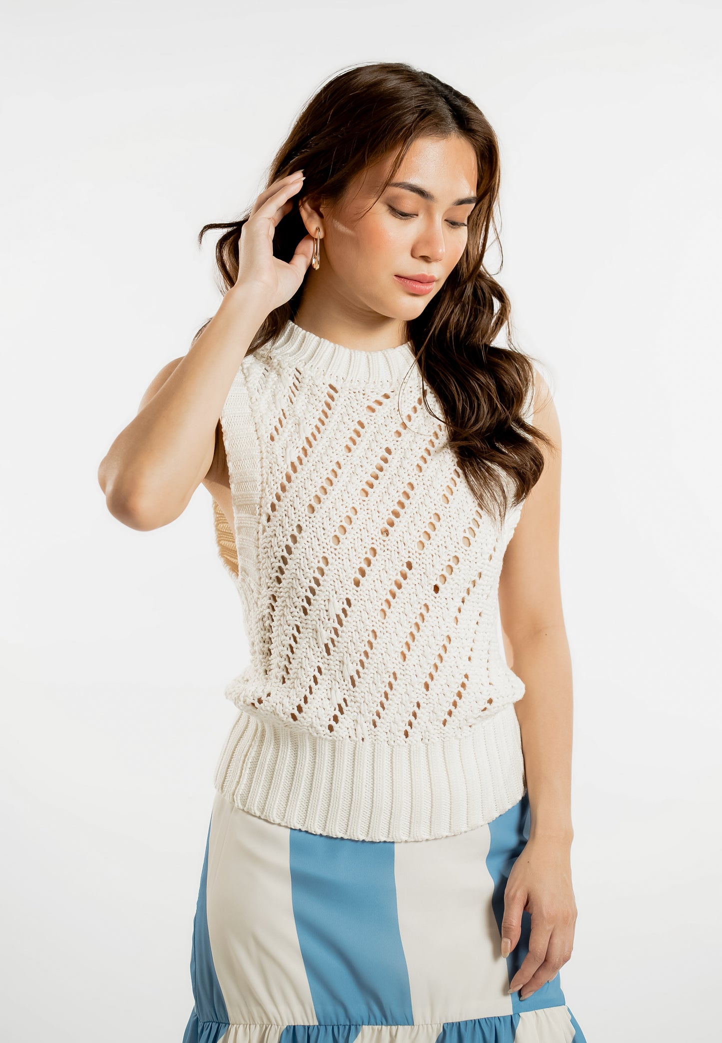 RAF Light Sleeveless Top (Offwhite)