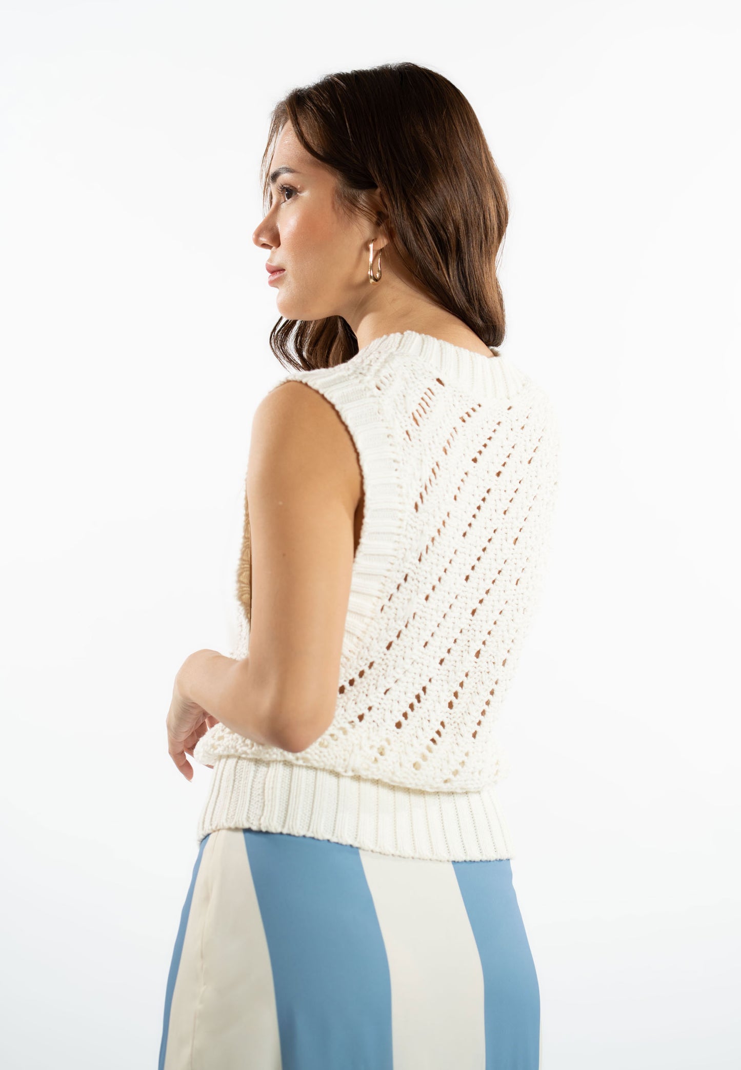 RAF Light Sleeveless Top (Offwhite)