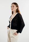 RAF Lyre Long Sleeve Cardigan  (Navy/White)